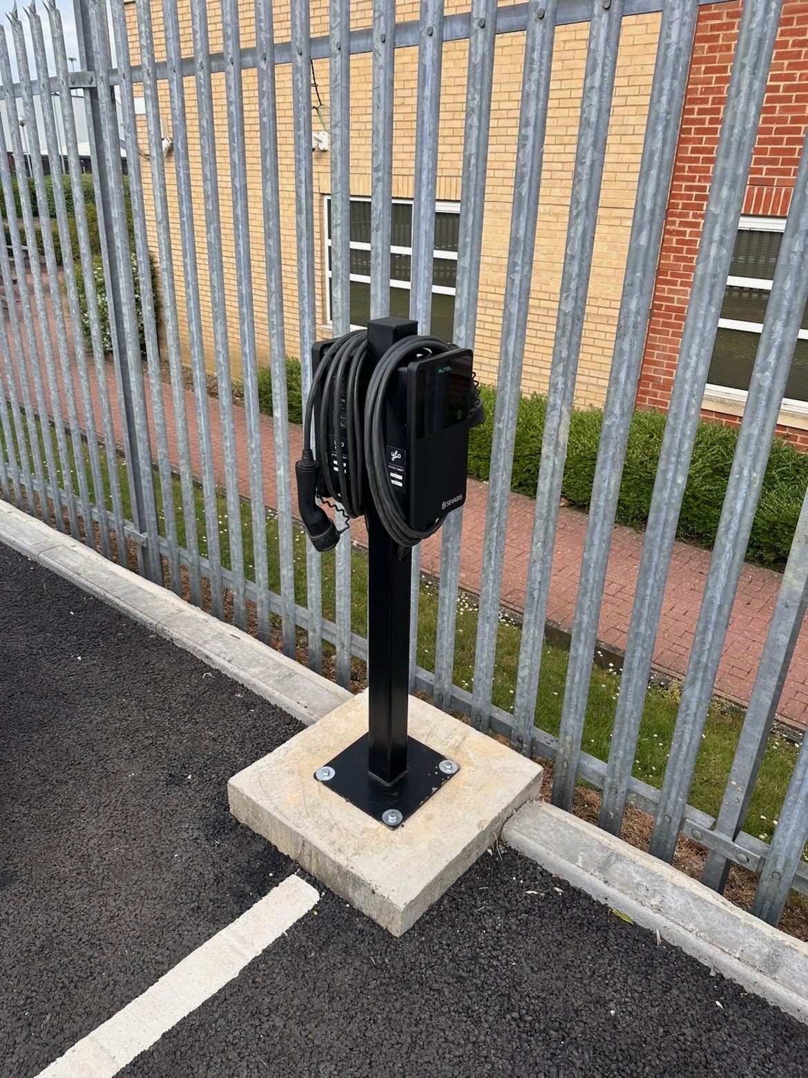 Swiss Electrical on the job — workplace charge point